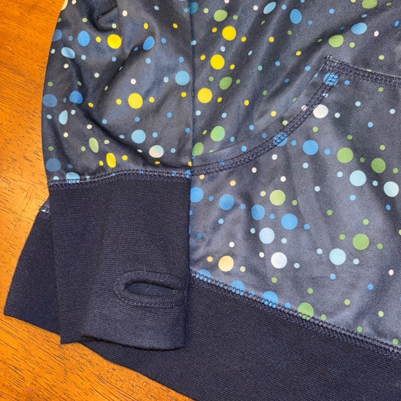 686 performance hoodie womens medium Multicolor polka Dots excellent condition - Picture 5 of 7